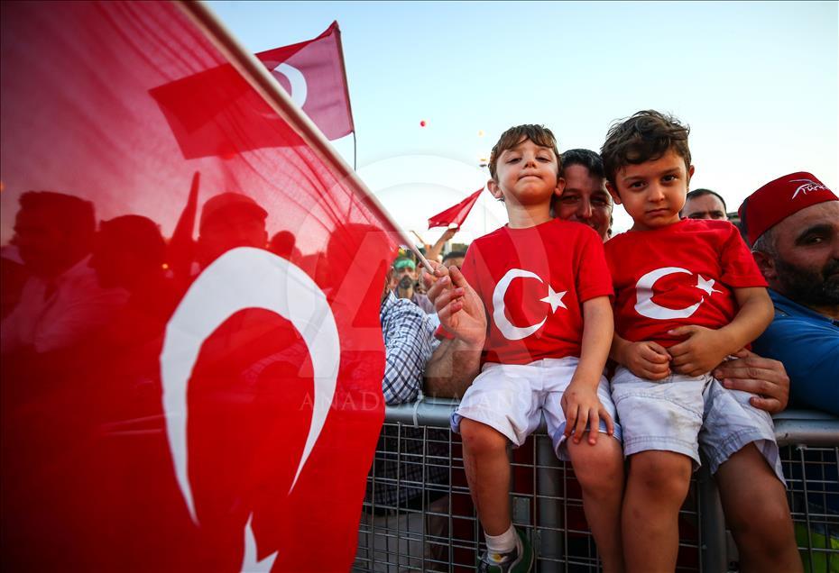 İstanbul'da 15 Temmuz Demokrasi ve Milli Birlik Günü Buluşması