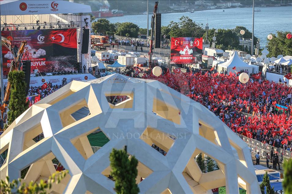 İstanbul'da 15 Temmuz Demokrasi ve Milli Birlik Günü Buluşması