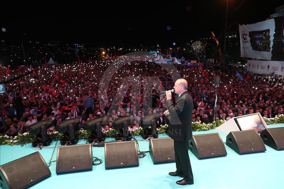 أردوغان: لا توجد قوة في العالم تثني تركيا عن مواصلة طريقها ما دمنا نحافظ على روح 15 تموز
