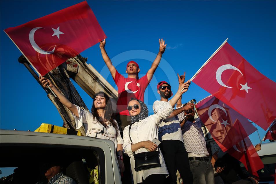 İstanbul'da 15 Temmuz Demokrasi ve Milli Birlik Günü Buluşması