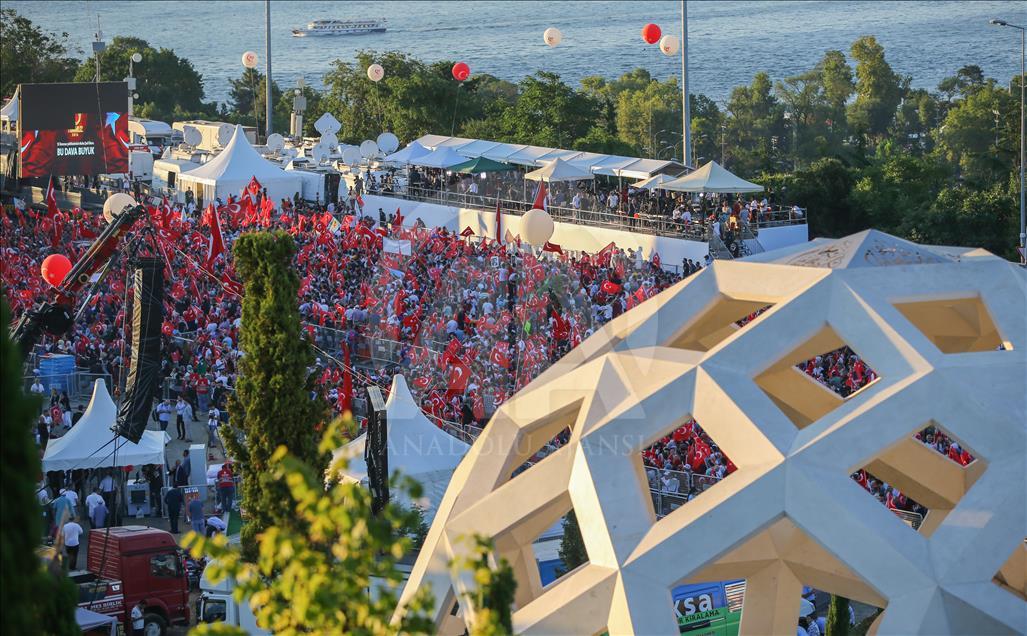 İstanbul'da 15 Temmuz Demokrasi ve Milli Birlik Günü Buluşması