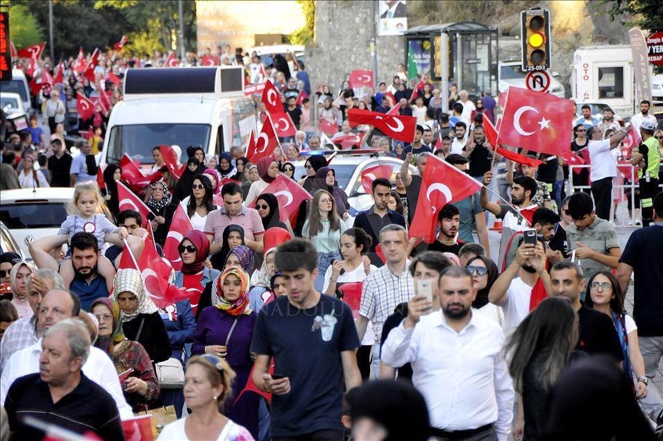 İstanbul'da 15 Temmuz Demokrasi ve Milli Birlik Günü Buluşması