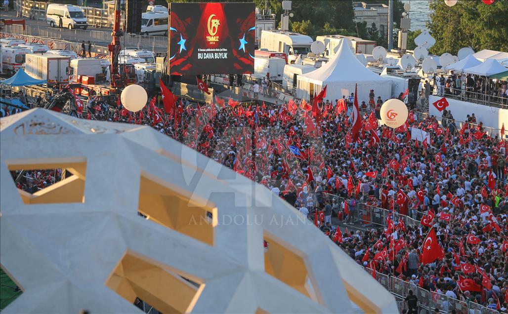 İstanbul'da 15 Temmuz Demokrasi ve Milli Birlik Günü Buluşması