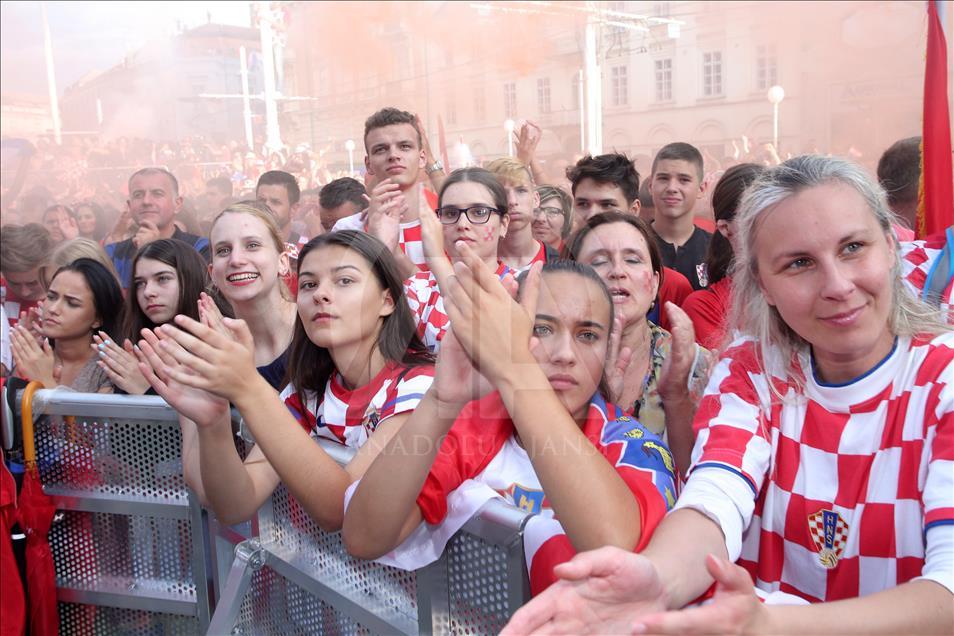 Hırvatistan'da buruk kutlama