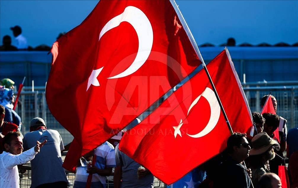 İstanbul'da 15 Temmuz Demokrasi ve Milli Birlik Günü Buluşması