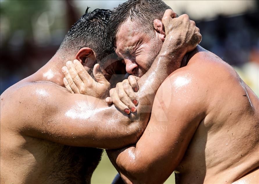 Festival de lucha en aceite de Kirkpinar en Turquía