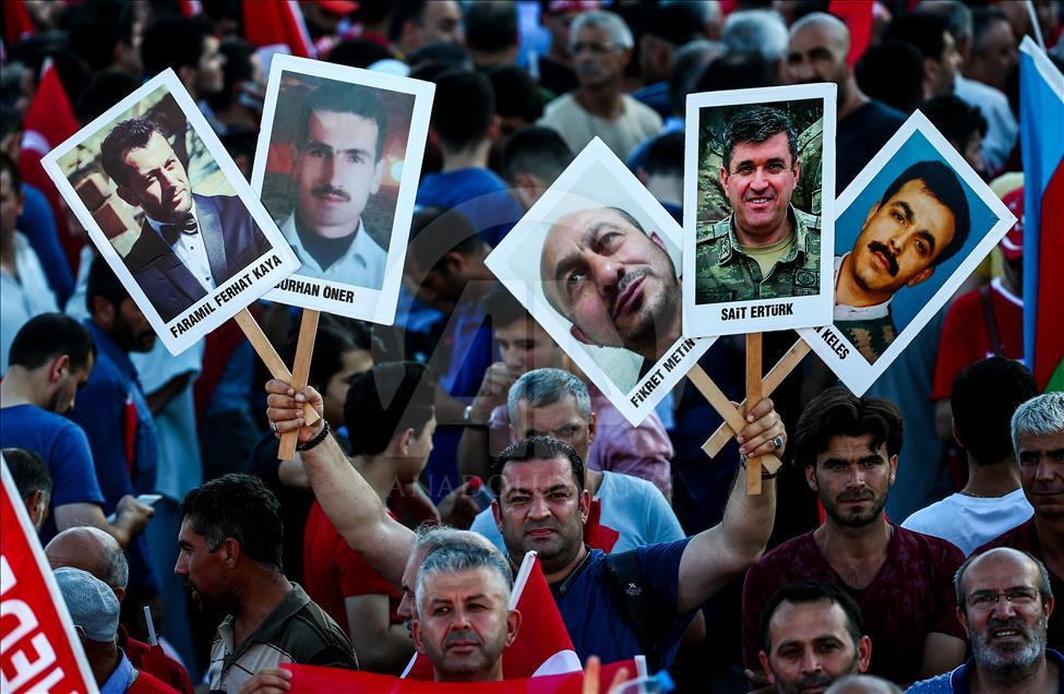 İstanbul'da 15 Temmuz Demokrasi ve Milli Birlik Günü Buluşması