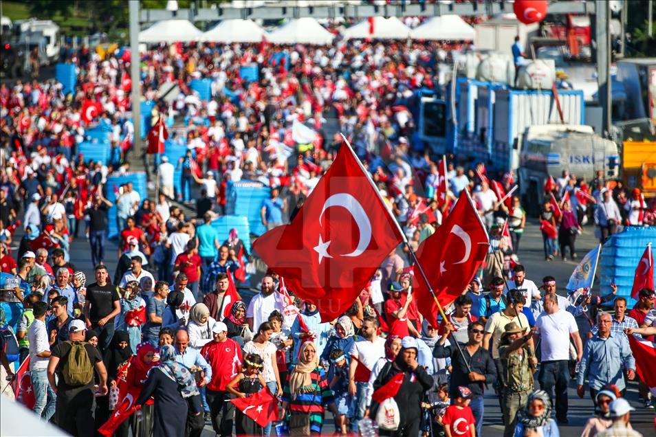 İstanbul'da 15 Temmuz Demokrasi ve Milli Birlik Günü Buluşması