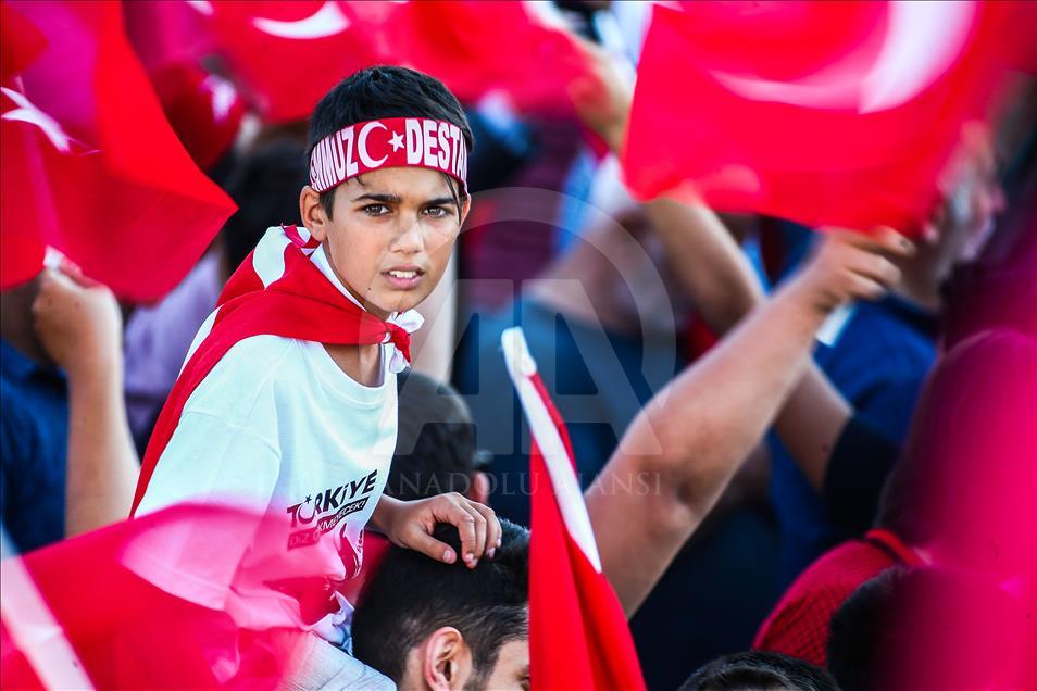 İstanbul'da 15 Temmuz Demokrasi ve Milli Birlik Günü Buluşması