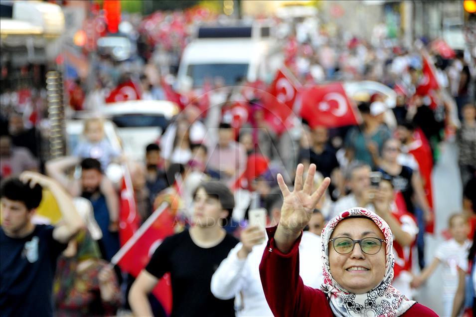 İstanbul'da 15 Temmuz Demokrasi ve Milli Birlik Günü Buluşması