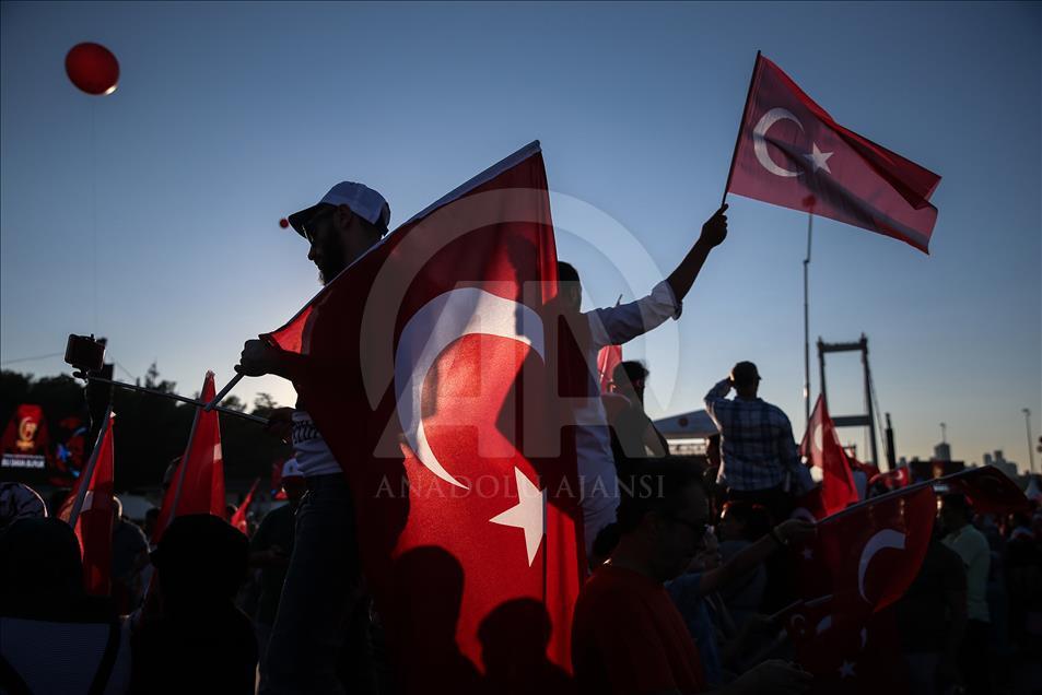 İstanbul'da 15 Temmuz Demokrasi ve Milli Birlik Günü Buluşması