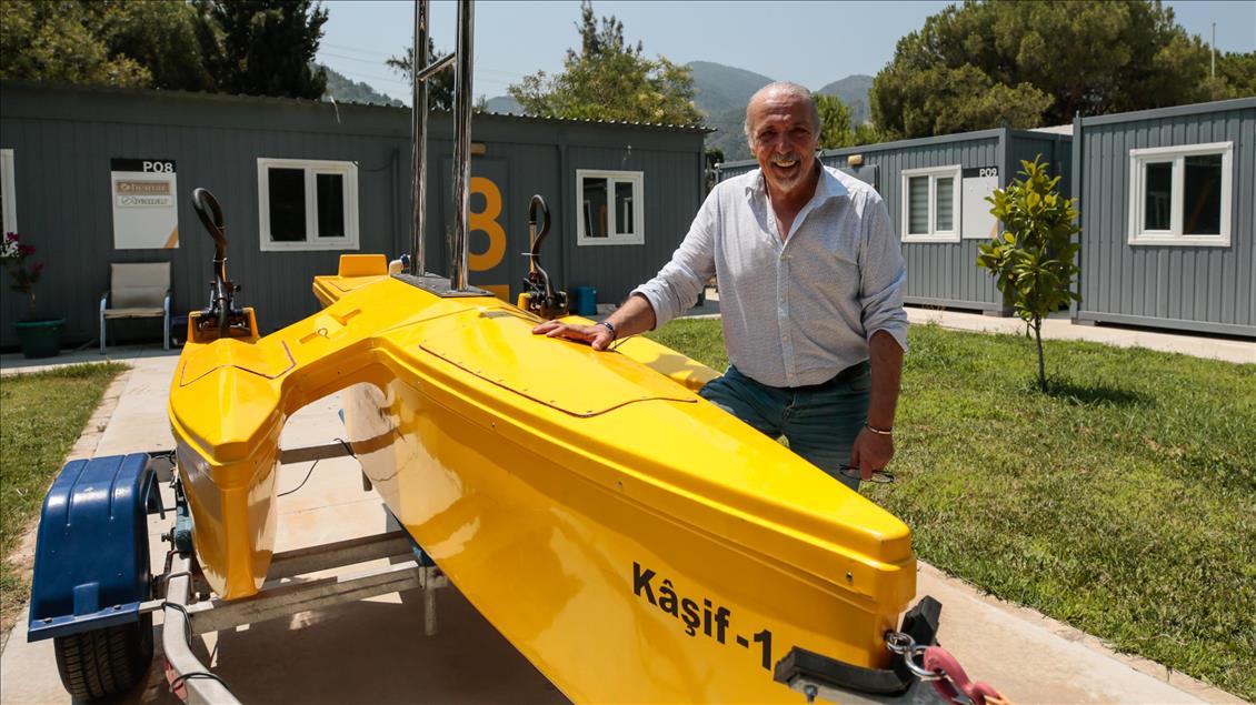 طراحی شناور کنترل از راه دور توسط یک کارآفرین در ترکیه