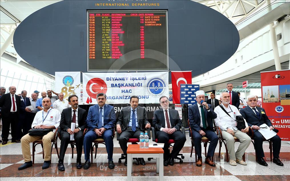 Ankara'dan ilk hacı kafilesi yola çıktı
