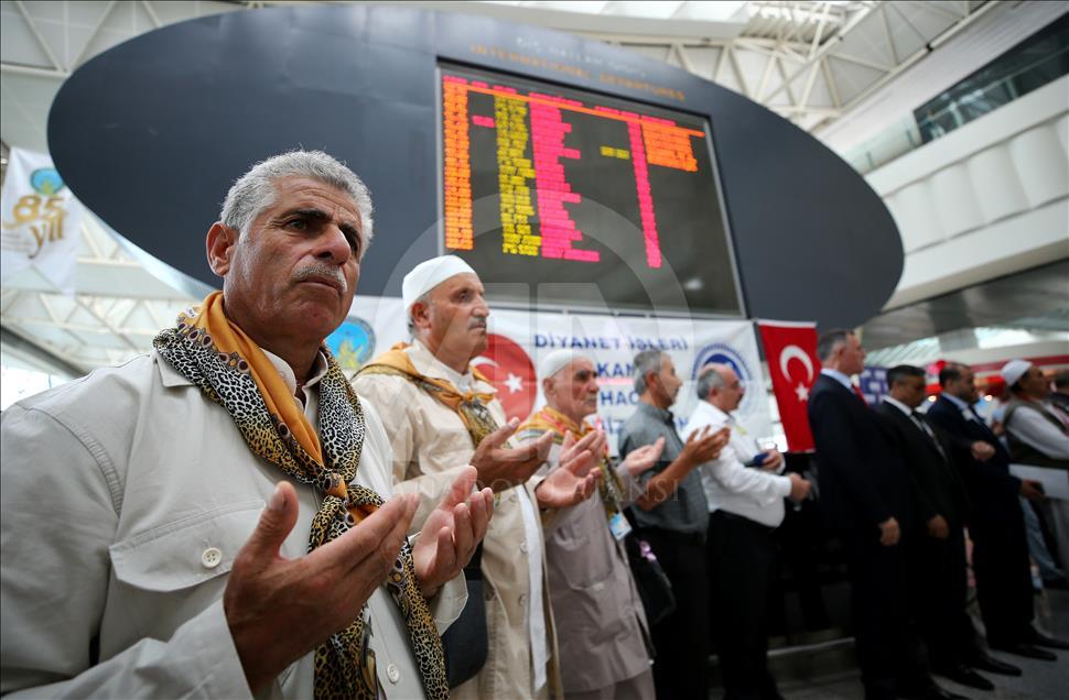 Ankara'dan ilk hacı kafilesi yola çıktı