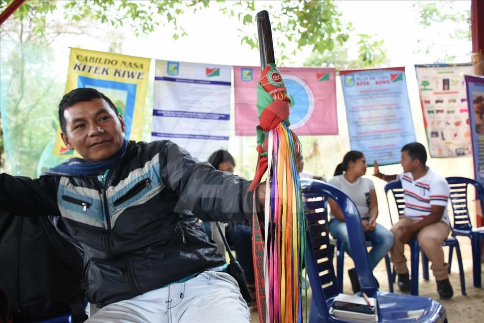La comunidad nasa fortalece su guardia indígena Colombia