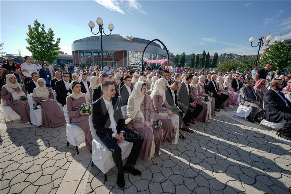 Sarajevo: Kolektivno šerijatsko vjenčanje 60 mladih bračnih parova