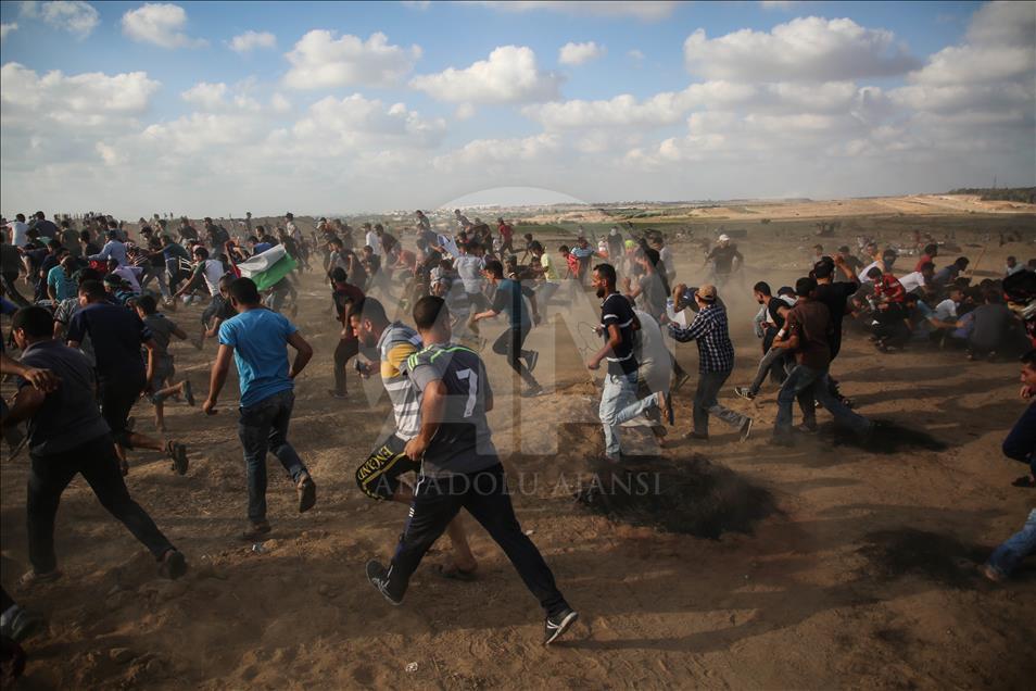 استشهاد 4 فلسطينيين في غزة وإصابة 210 آخرين