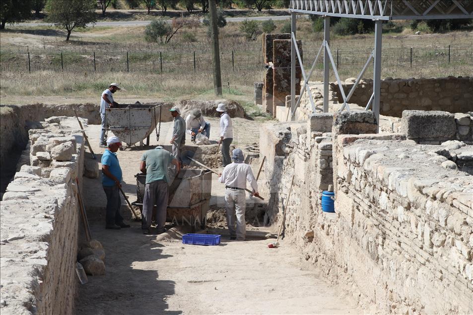 کشف یک ویلای دوهزار ساله در دنیزلی ترکیه