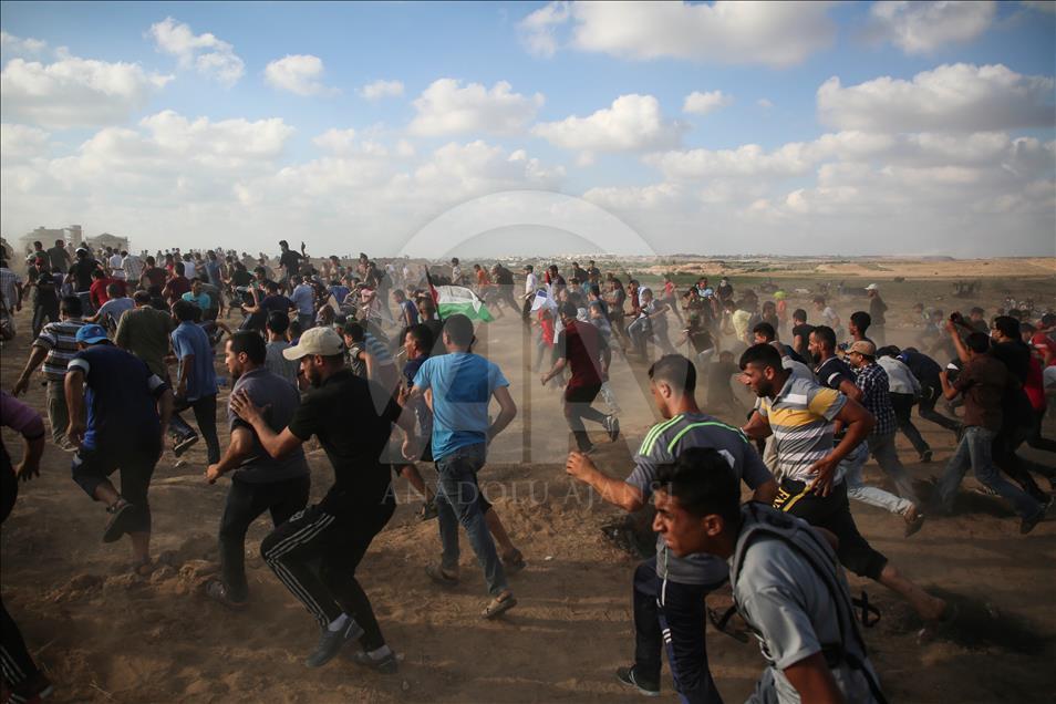 استشهاد 4 فلسطينيين في غزة وإصابة 210 آخرين