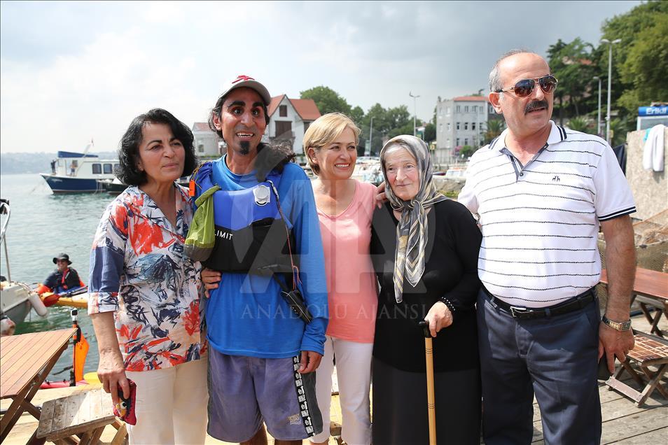 Görme engelli Ahmet Üstünel'den kano ile kıtalar arası yolculuk