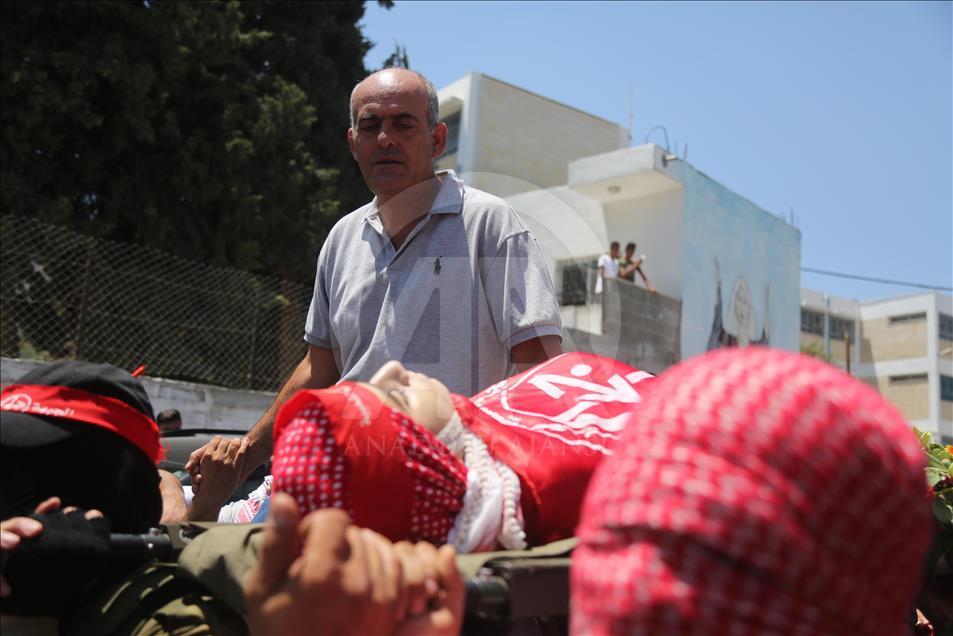 جنازه شهید 13 ساله فلسطینی تشییع شد