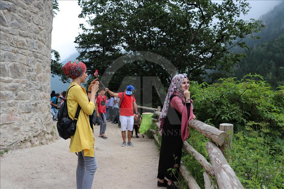 Sümela'nın "Aya Varvara"sına turist ilgisi