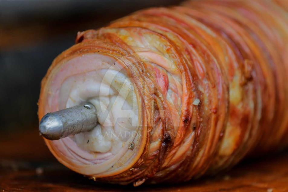 El Kokorec, una de las comidas tradicionales de Turquía