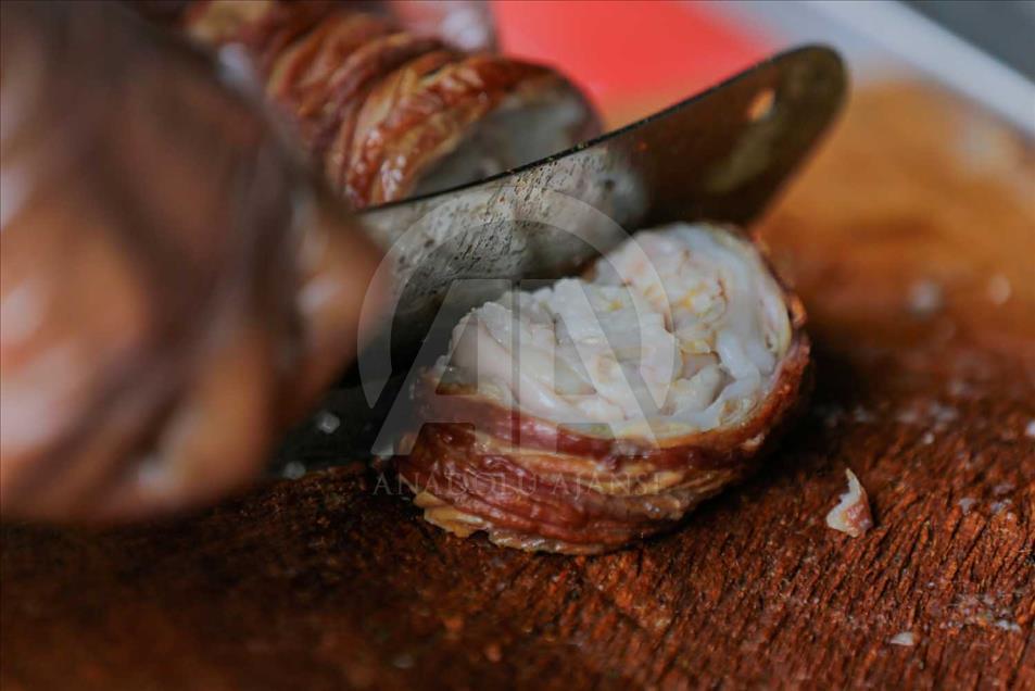 El Kokorec, una de las comidas tradicionales de Turquía