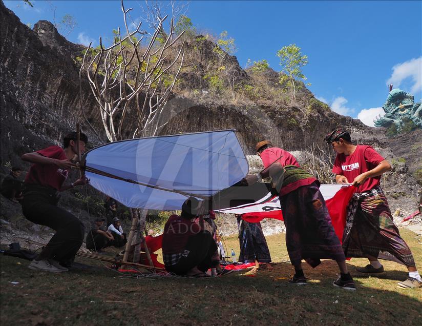 Festival layang-layang di Bali, Indonesia