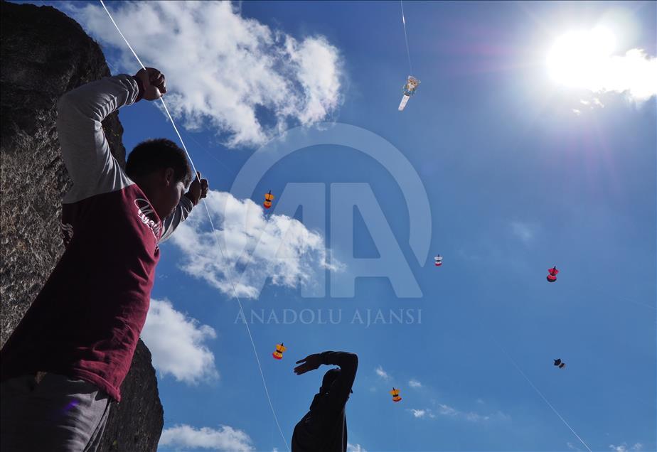 Festival layang-layang di Bali, Indonesia