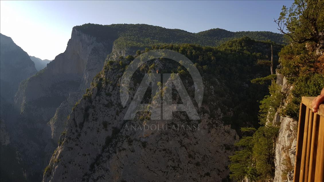 Valla Kanyonu "seyir terası" tamamlandı