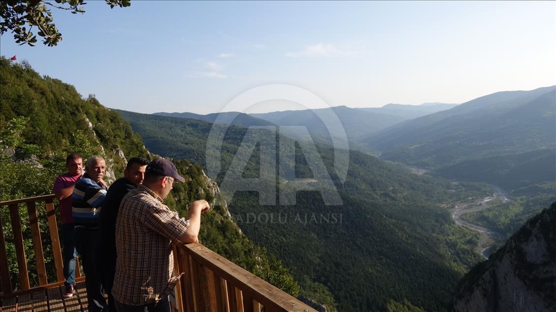 Valla Kanyonu "seyir terası" tamamlandı