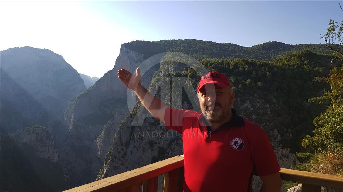 Valla Kanyonu "seyir terası" tamamlandı