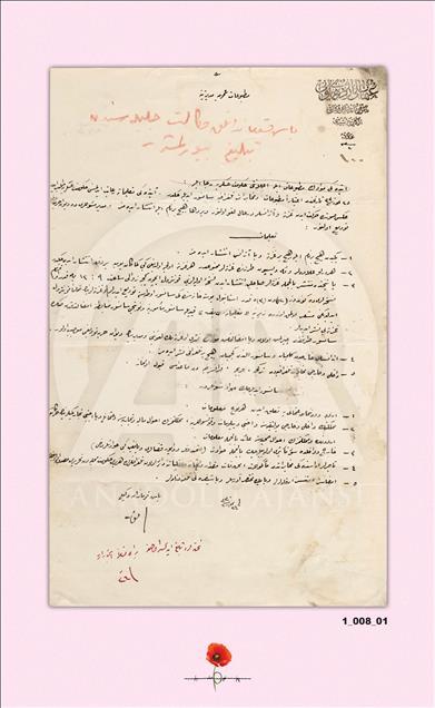 Birinci Dünya Savaşı'nın tarihi belleği Devlet Arşivlerinde korunuyor