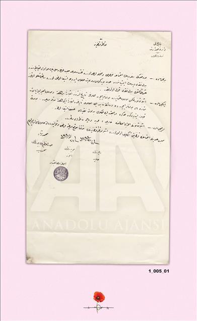 Birinci Dünya Savaşı'nın tarihi belleği Devlet Arşivlerinde korunuyor