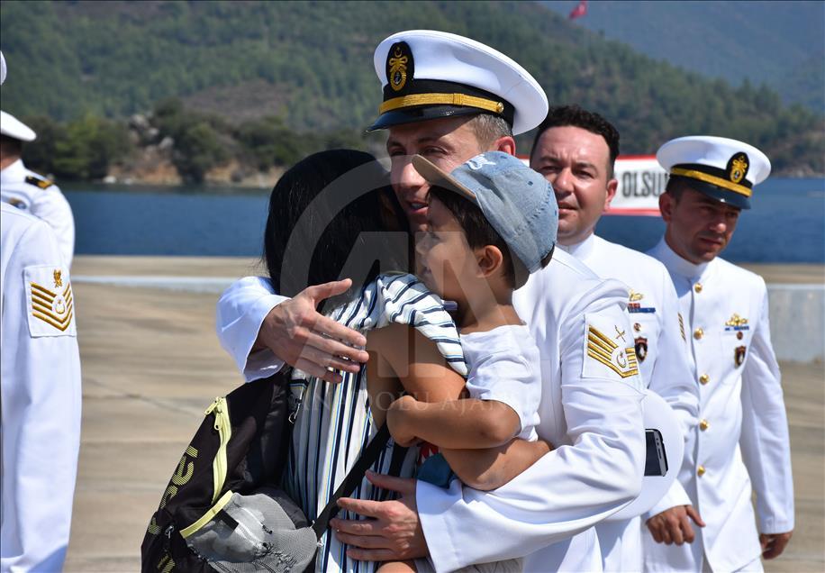 TCG Gediz yurda döndü