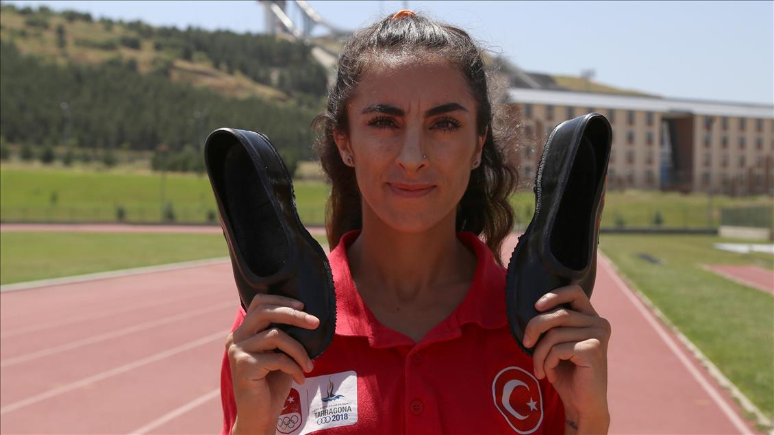 Kara lastikleriyle başladığı atletizmde gözü Avrupa şampiyonluğunda

