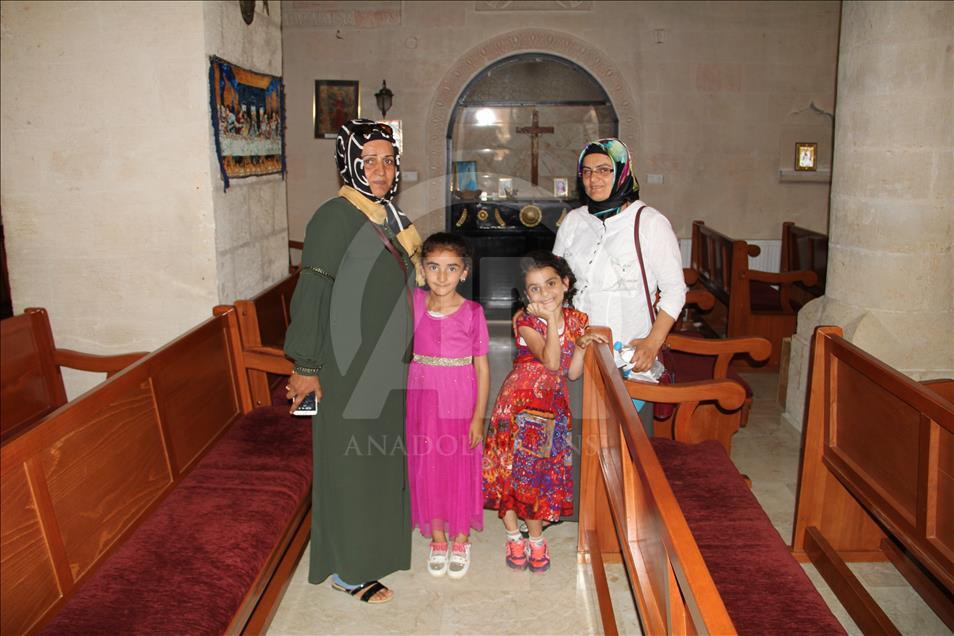 Mardin'in incisi Midyat'ta turist bereketi