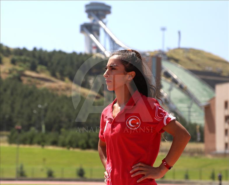 Kara lastikleriyle başladığı atletizmde gözü Avrupa şampiyonluğunda
