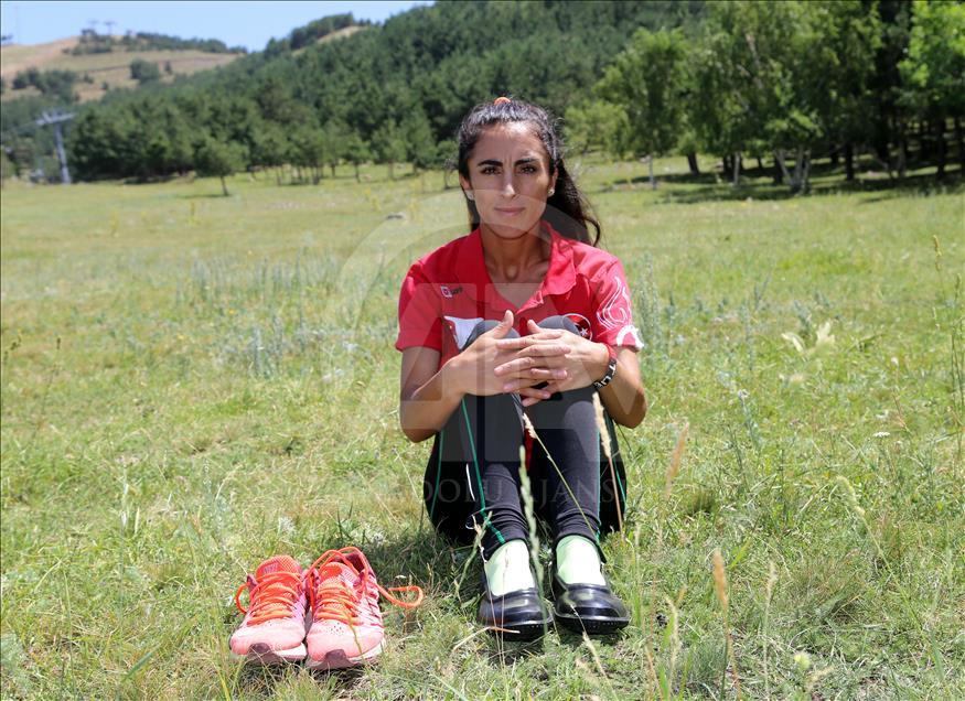 Kara lastikleriyle başladığı atletizmde gözü Avrupa şampiyonluğunda
