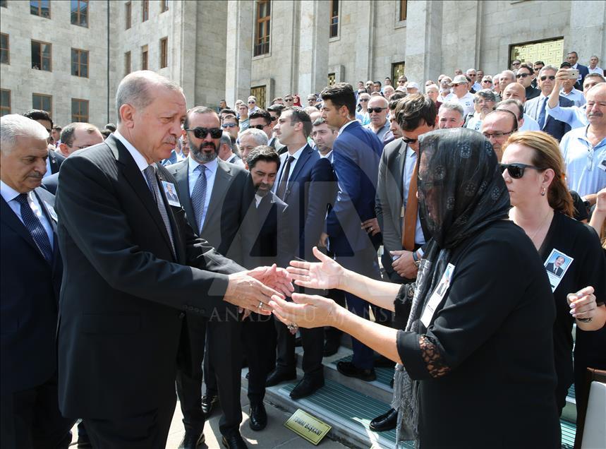Erdoğan, AK Parti Niğde Milletvekili Göksel'in cenaze törenine katıldı