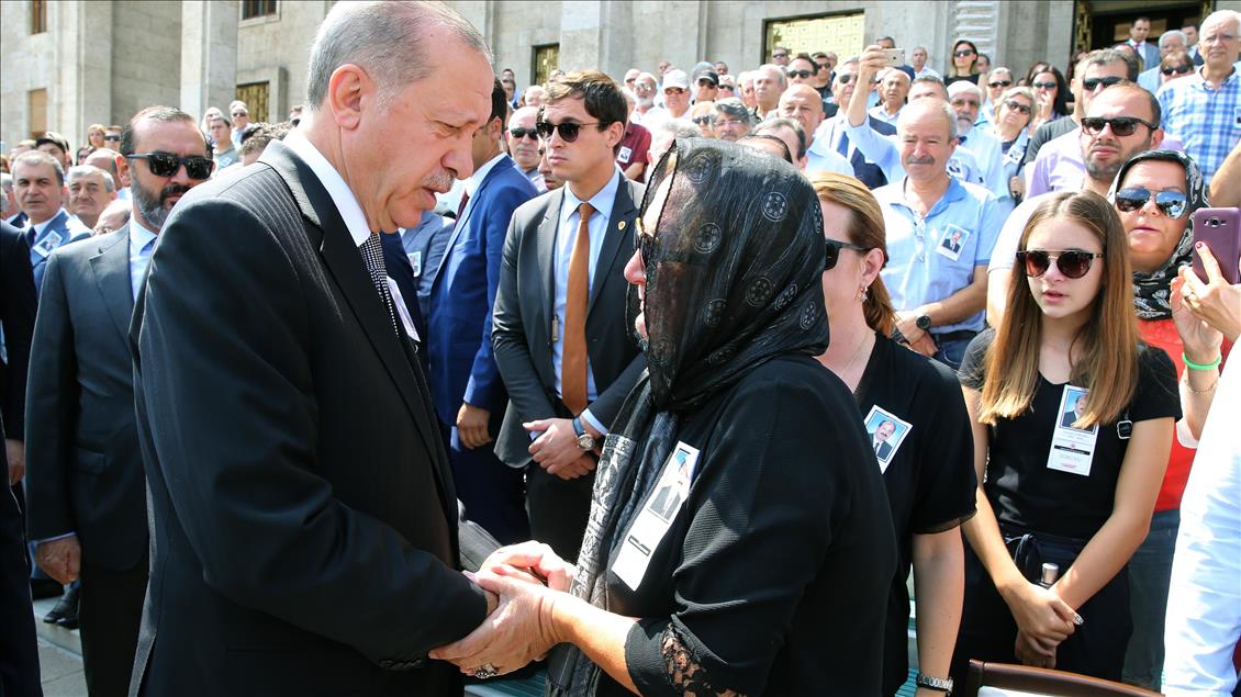 Erdoğan, AK Parti Niğde Milletvekili Göksel'in cenaze törenine katıldı