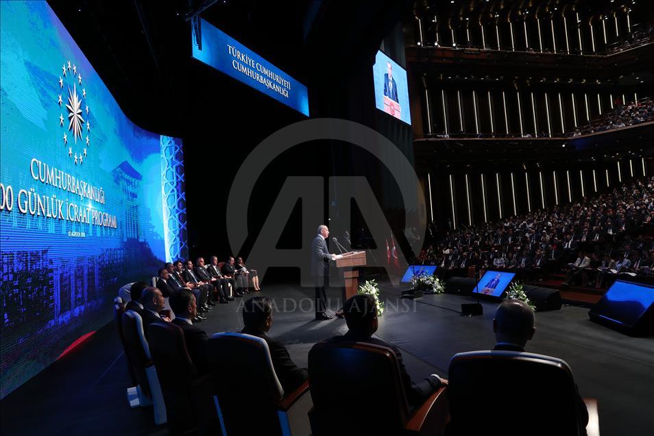 Cumhurbaşkanı Erdoğan '100 Günlük Eylem Planı'nı açıkladı