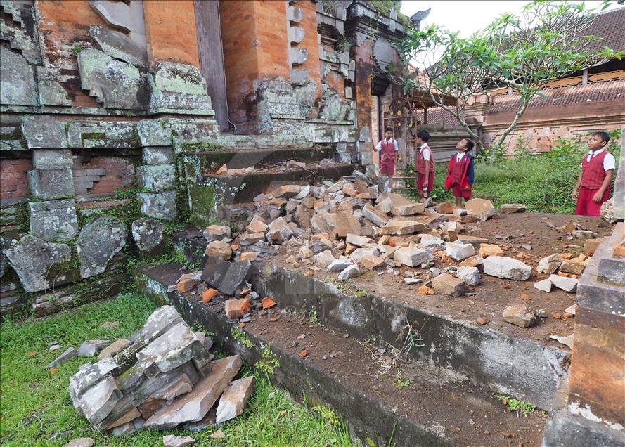 Efek gempa bumi di NTB, hantam sejumlah daerah di Bali.