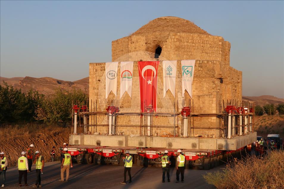 Relocation of Artuqid bathhouse in Turkey's Batman