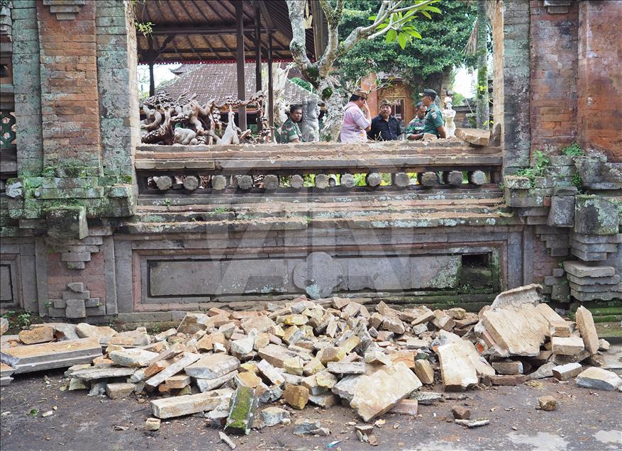 Efek gempa bumi di NTB, hantam sejumlah daerah di Bali.