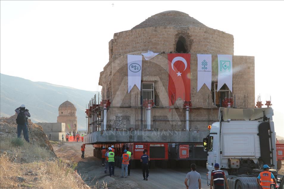 Relocation of Artuqid bathhouse in Turkey's Batman