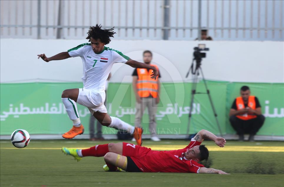 Pertandingan persahabatan Palestina vs Irak
