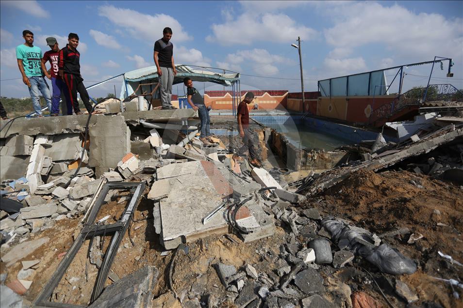 İsrail'in Gazze'ye yönelik hava saldırıları
