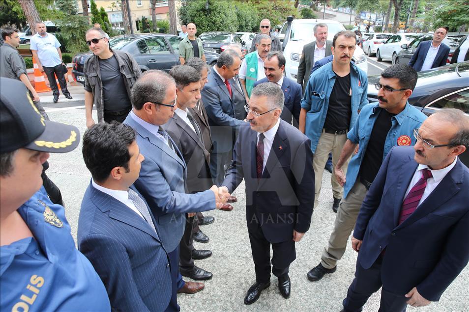 Cumhurbaşkanı Yardımcısı Fuat Oktay Ordu'da
